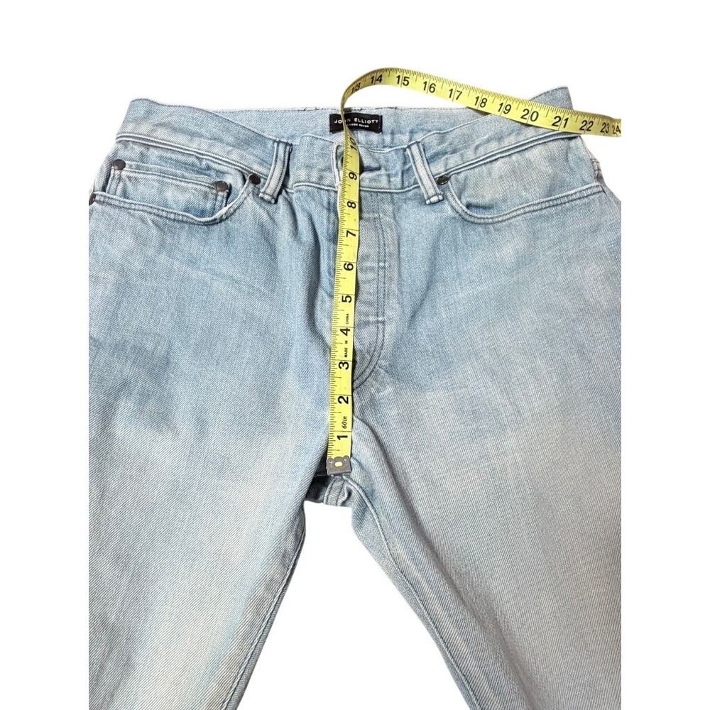 John‎ Elliott Season Seven Japanese Denim Light Wash Cigarette Jeans Women's 32 - Picture 6 of 9